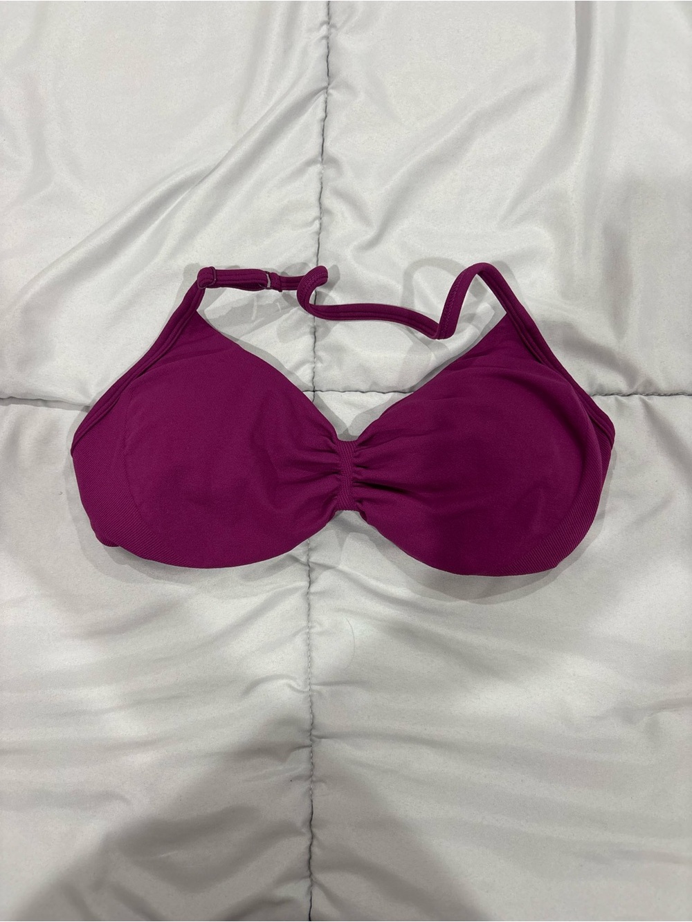 Amazon Women’s halter sports Bra in Deep Magenta
